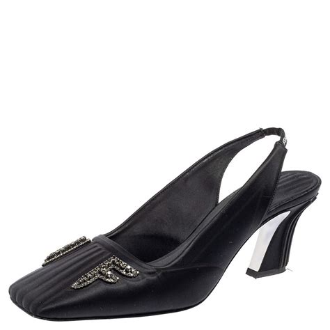 fendi ffreedom slingback pumps|Fendi pumps for women.